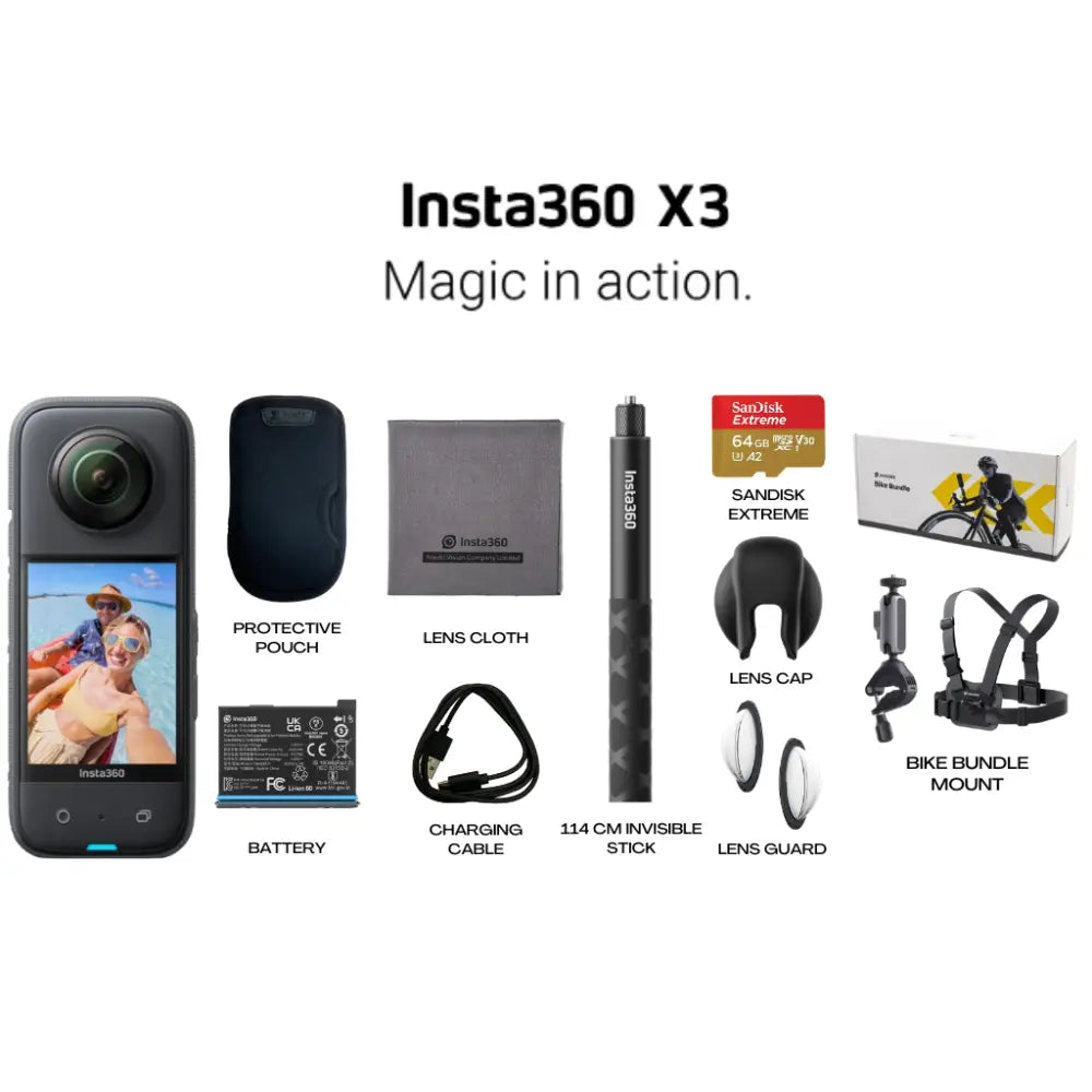 Insta360 X3 64Gb / Bike Kit